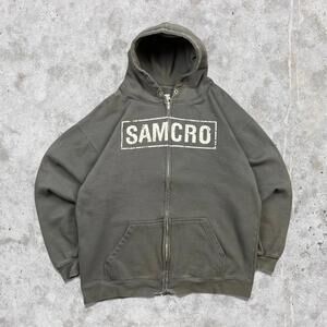 Sons of Anarchy 'Samcro' Graphic Heavyweight Zip Up Hoodie